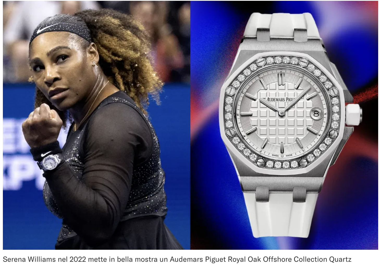 01 lug serena williams torna a wimbledon con il suo audemars piguet simbolo di una carriera2